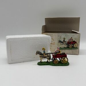 Dept 56 Seasons Bay The Garden Cart Figurine 53327 Horse Carriage